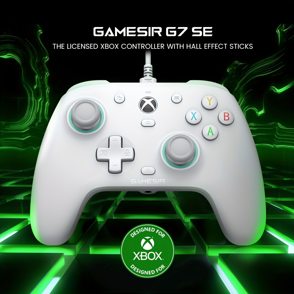 

Gamesir G7 Se Wired Controller For Xbox Series X/s/xbox 1 & Windows 10/11, Plug And Play Gaming Gamepad With Hall Effect Joysticks/hall Trigger, 3.5mm Audio Jack