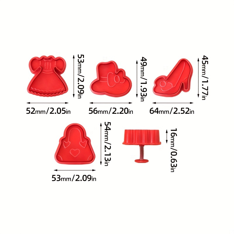Girls Cookie Plunger Cutters, Women Dress Shoe Bag Shape Cookie Cutters,  Cookie Stamp, Fondant Mold, Baking Tools, Kitchen Gadgets, Kitchen  Accessories, Home Kitchen Items - Temu Belgium