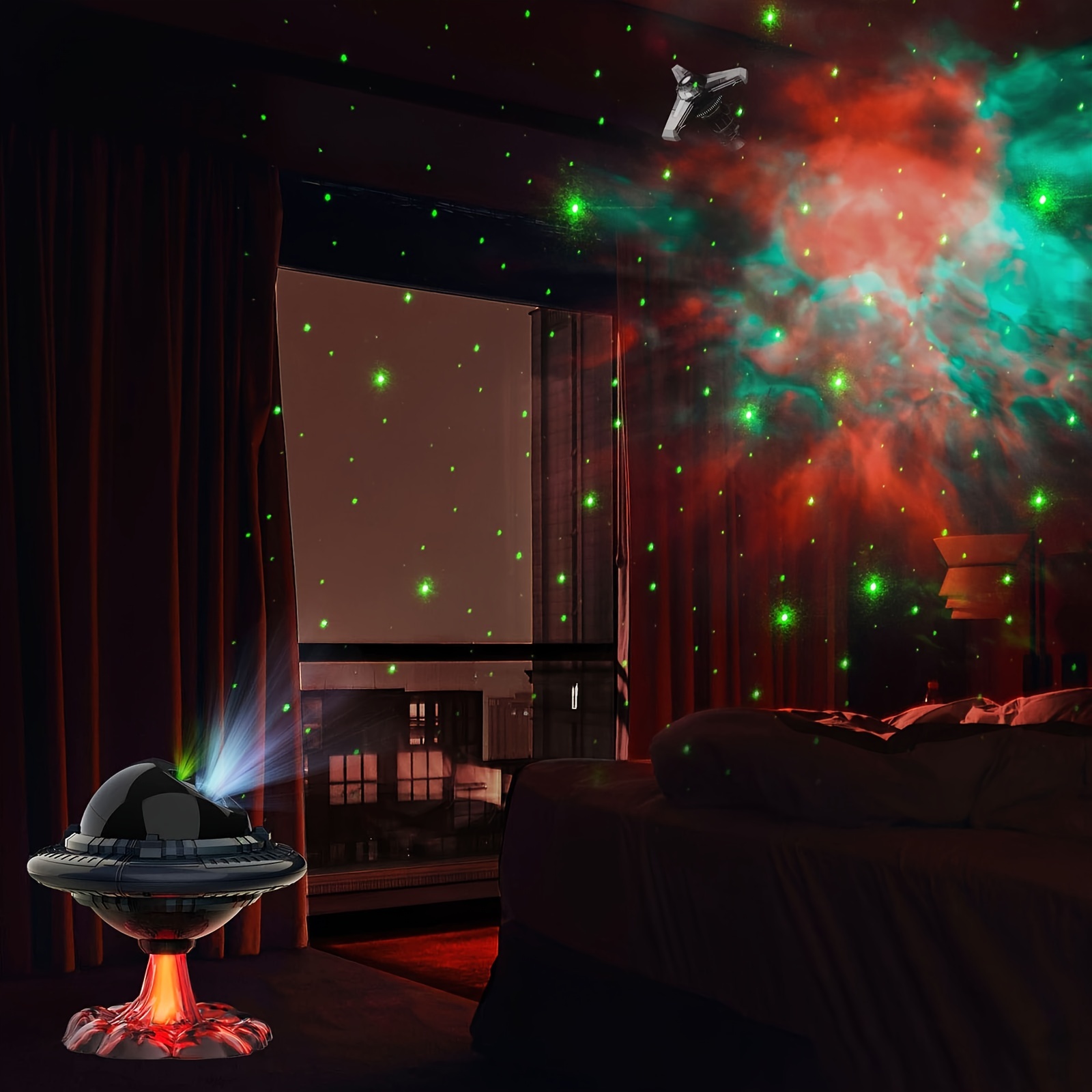 Acheter Projecteur LED d'étoiles de galaxie, veilleuse de ciel étoilé,  lampe d'astronaute pour décoration de chambre à coucher, décoration de  maison, cadeaux pour enfants