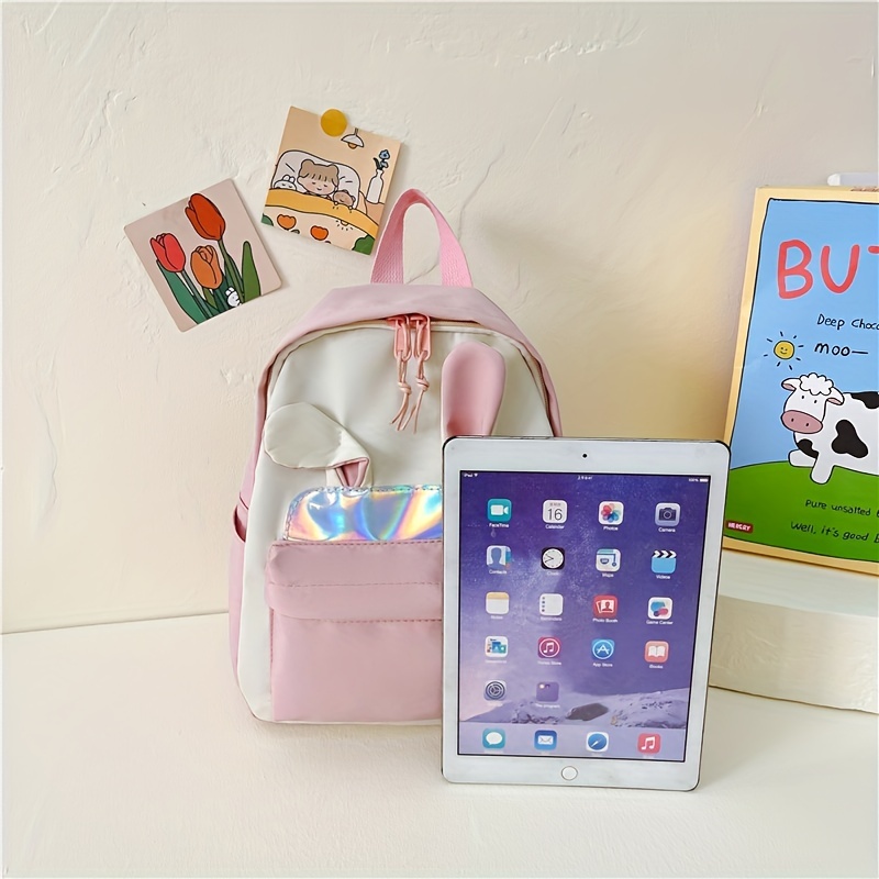 Cartoon Rabbit Backpack Lightweight Large Capacity School Bag