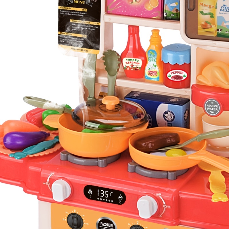 Juguetes para electrodomésticos de cocina, juego de accesorios de cocina  para niños, juguetes de cocina de simulación para niños de 4 a 8 años