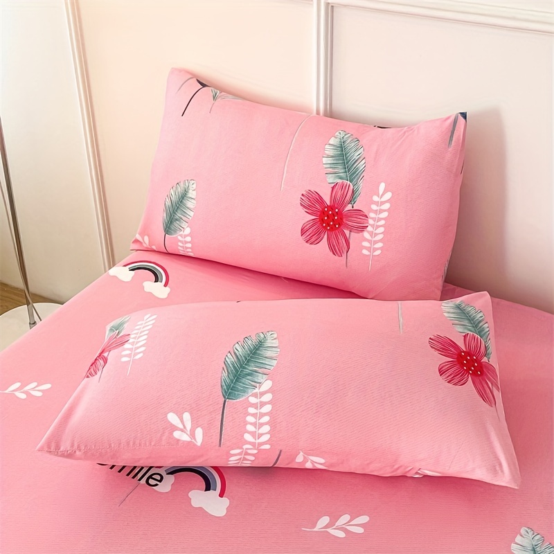 1 Funda Almohada Larga Estampado Floral Funda Almohada Larga - Temu Chile