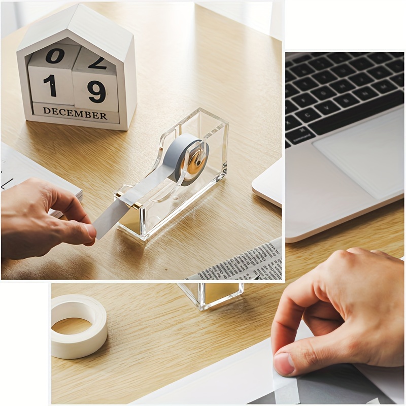 Desk Accessories Set For Office: Stapler Tape Dispenser - Temu