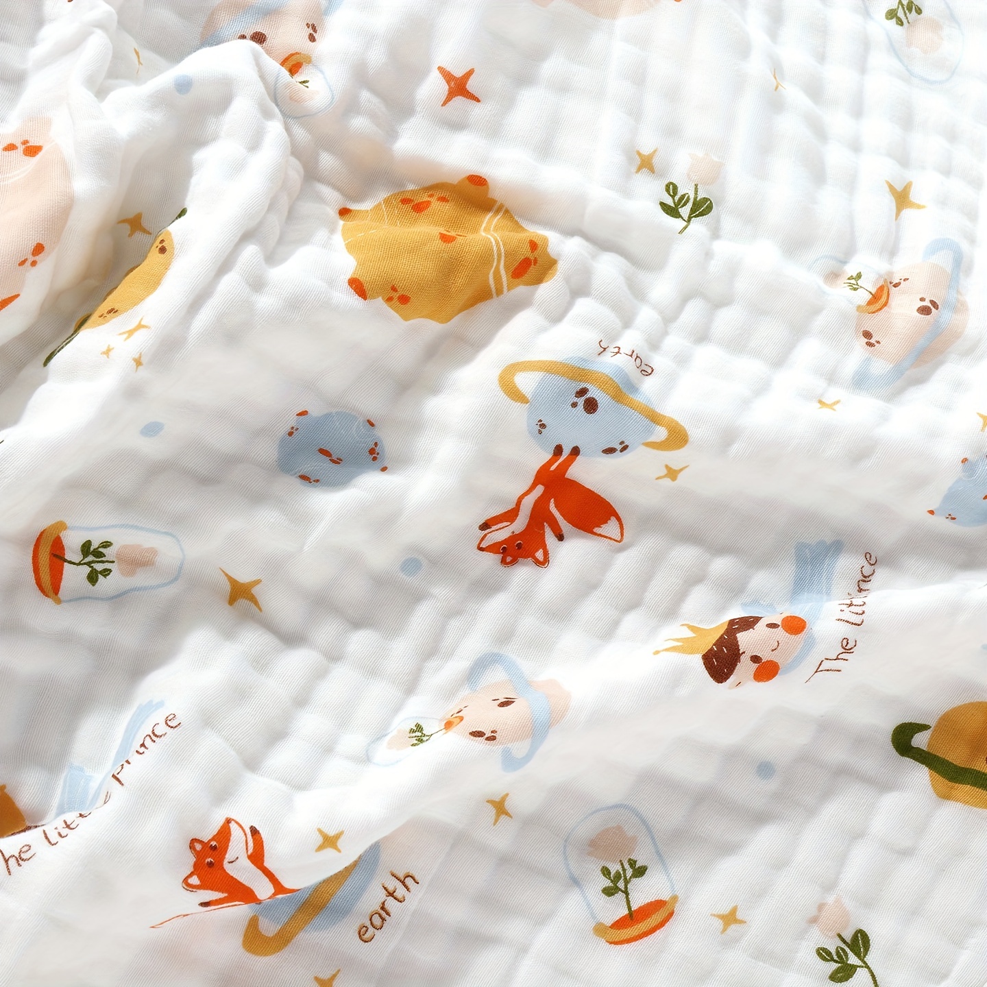 Toalla absorbente de manta con patrón impreso para bebé recién nacido –  MyKids-USA™