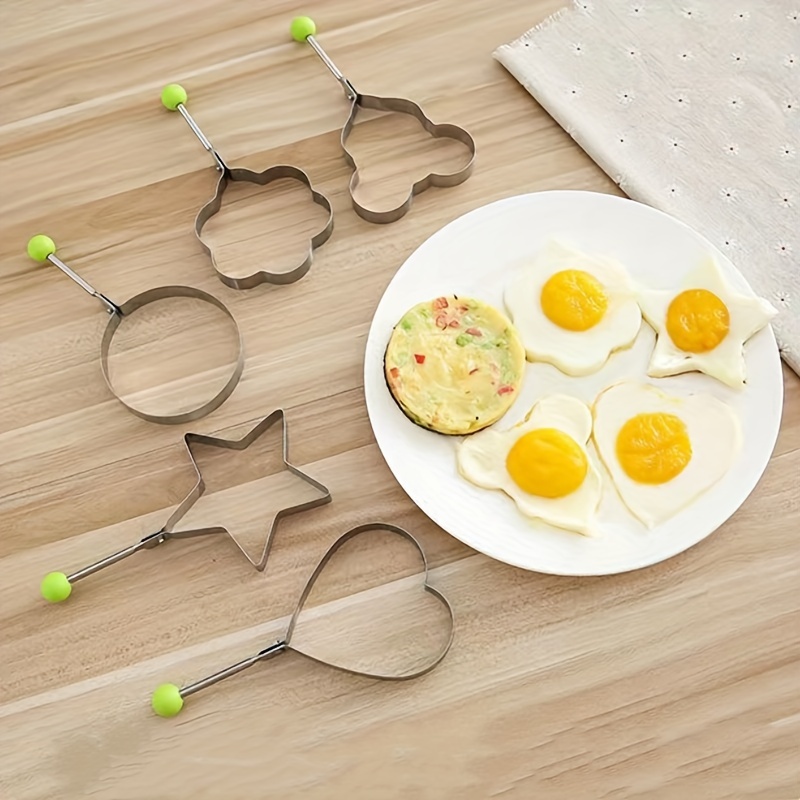 Egg Mold Egg Ring Molds Fried Egg Mold Diy Fried Egg Mold - Temu