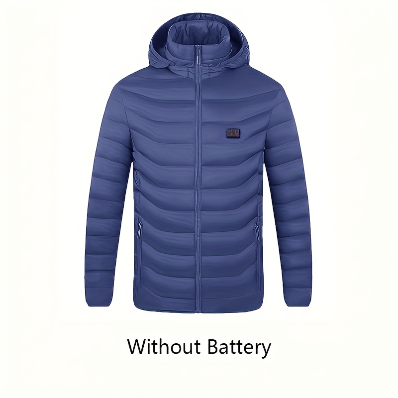 Chaleco calefactable para 11 áreas, calentador de cuerpo alimentado por  USB, chaqueta térmica para hombre, ropa térmica (color azul, talla: XXL)