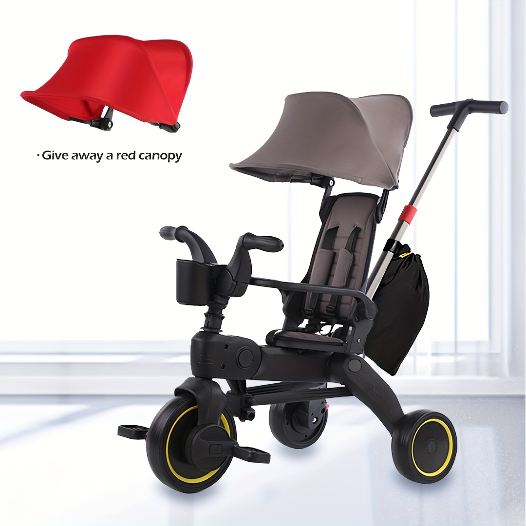 Foldable tricycle clearance stroller