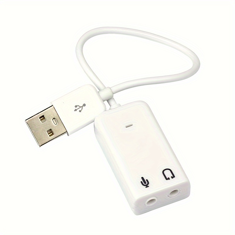 Tarjeta Sonido Externa USB Virtual 7.1 Audio Estéreo - Ref. AC035