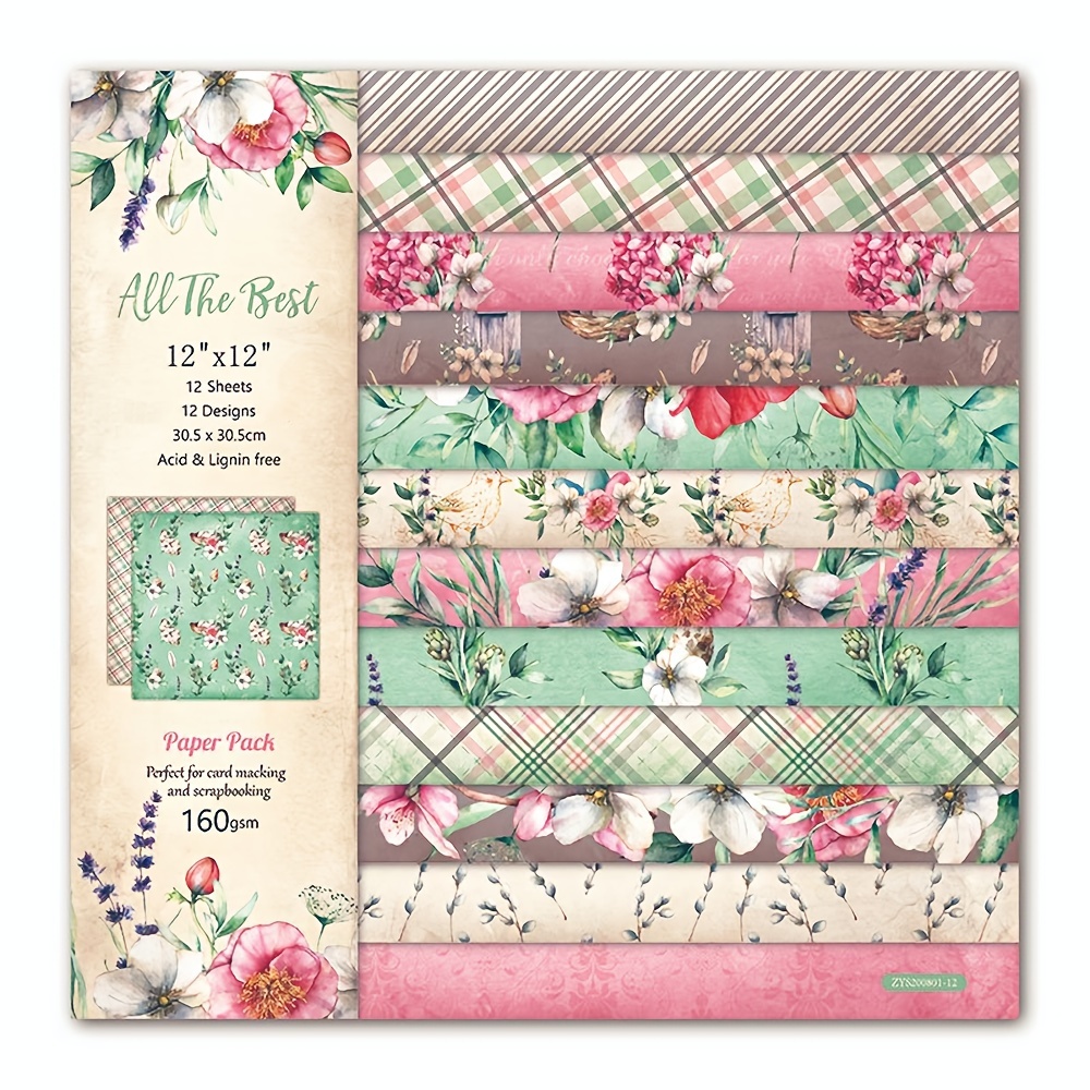Scrapbooking paper The Versailles- sheet 8 - Pretty Lady - 12'x12
