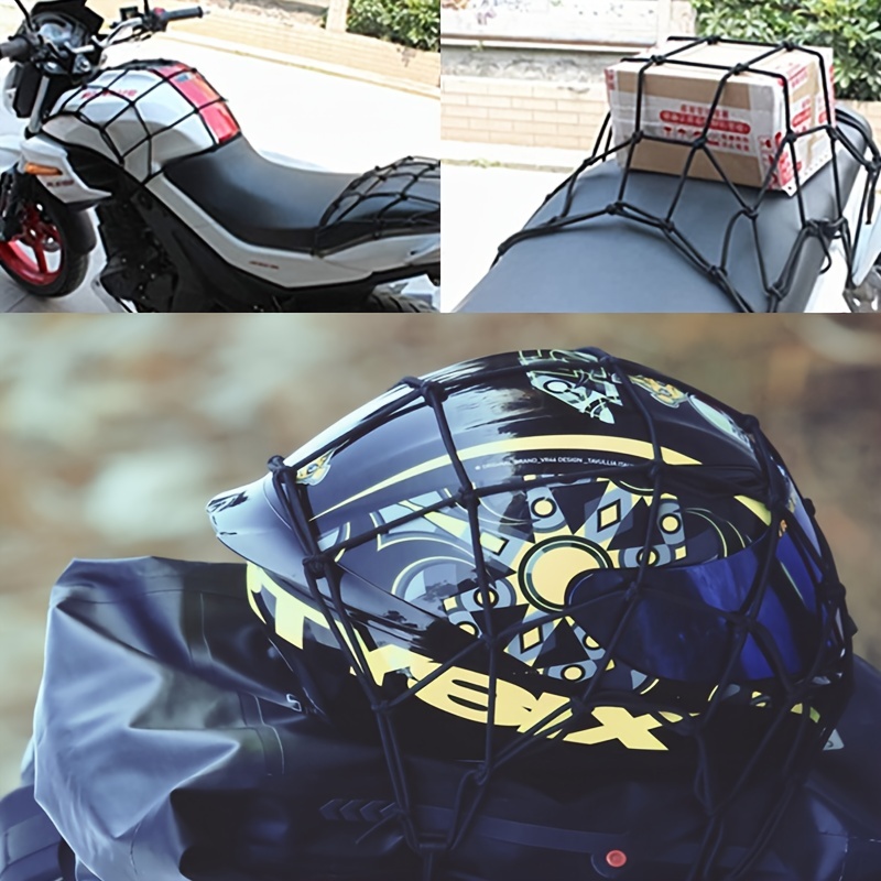 Elastisches Gepäcknetz für Motorroller, Motorräder und Fahrräder