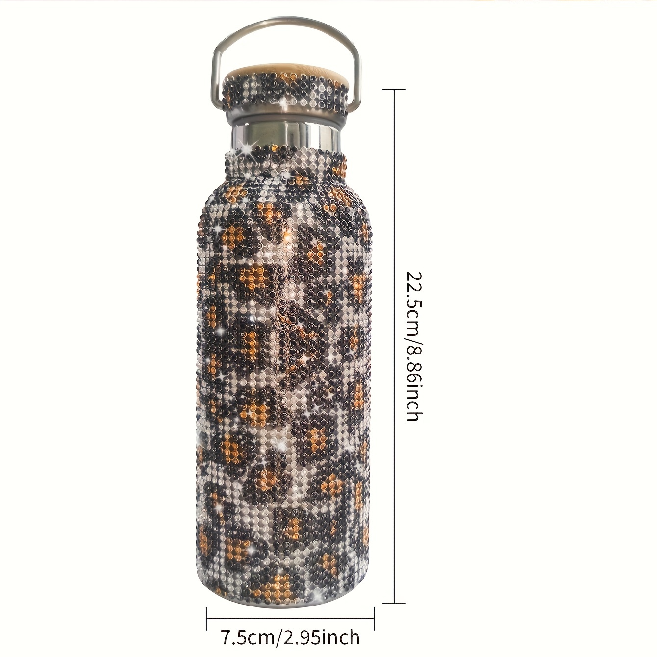 Hot & Cold Bottle For Outdoor Office Kids Water Drink Bottle 500ml Printed  Thermos Bottle With Cup