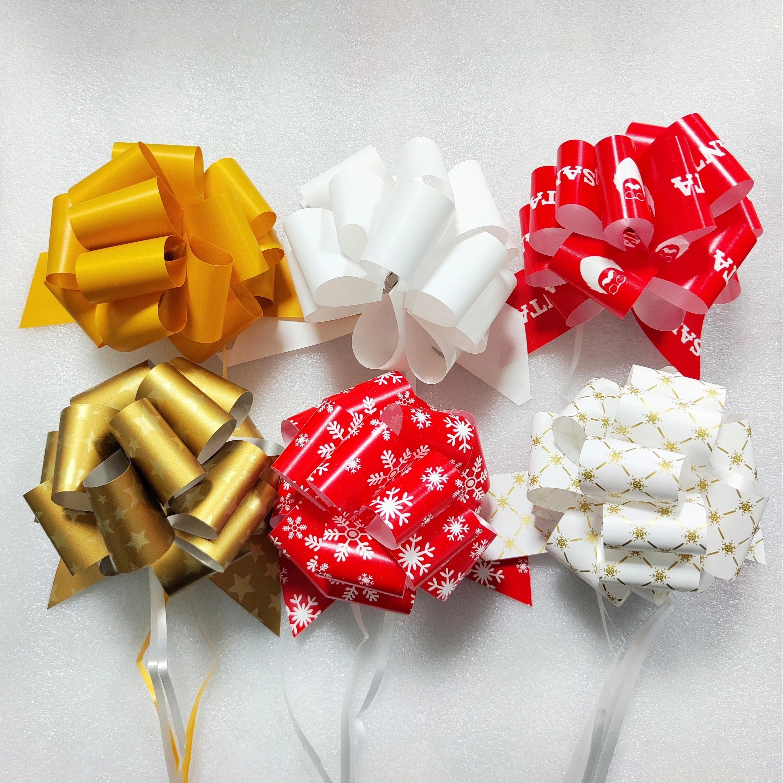 Large Christmas Pull Bows Gift Wrapping Ribbon Bows - Temu
