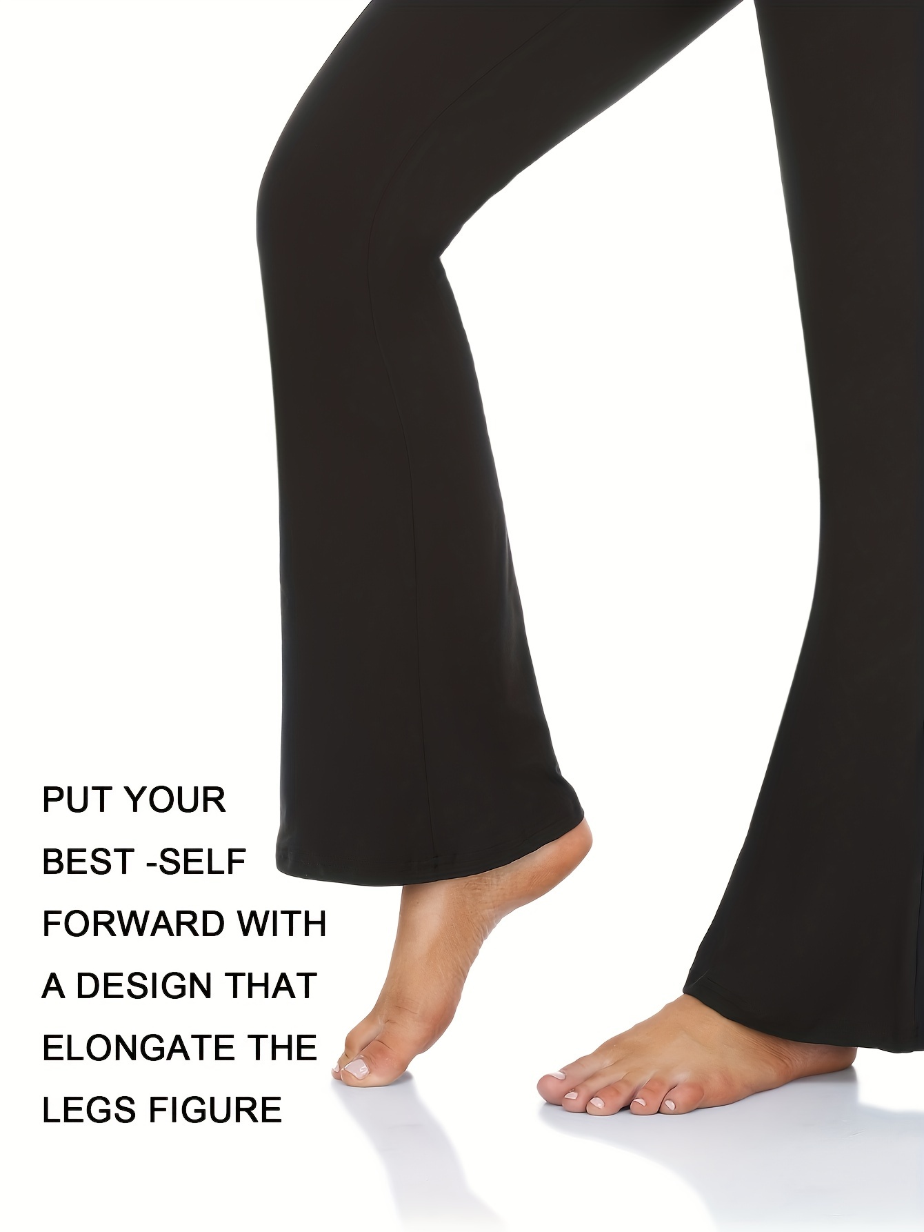 CTHH Mulheres Flare Yoga Calças-Crossover Flare Leggings para