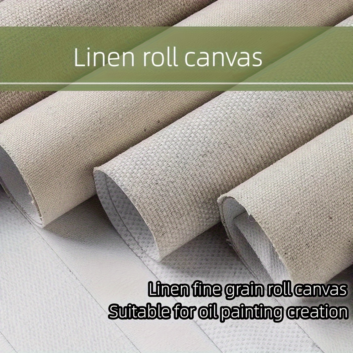 Medium Grain :3/4 Stretched Linen canvas 11X14: Box of 5