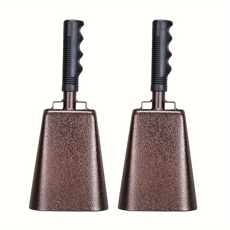 Cow Bell Steel Cowbell With Handle Hand Percussion For Party - Temu