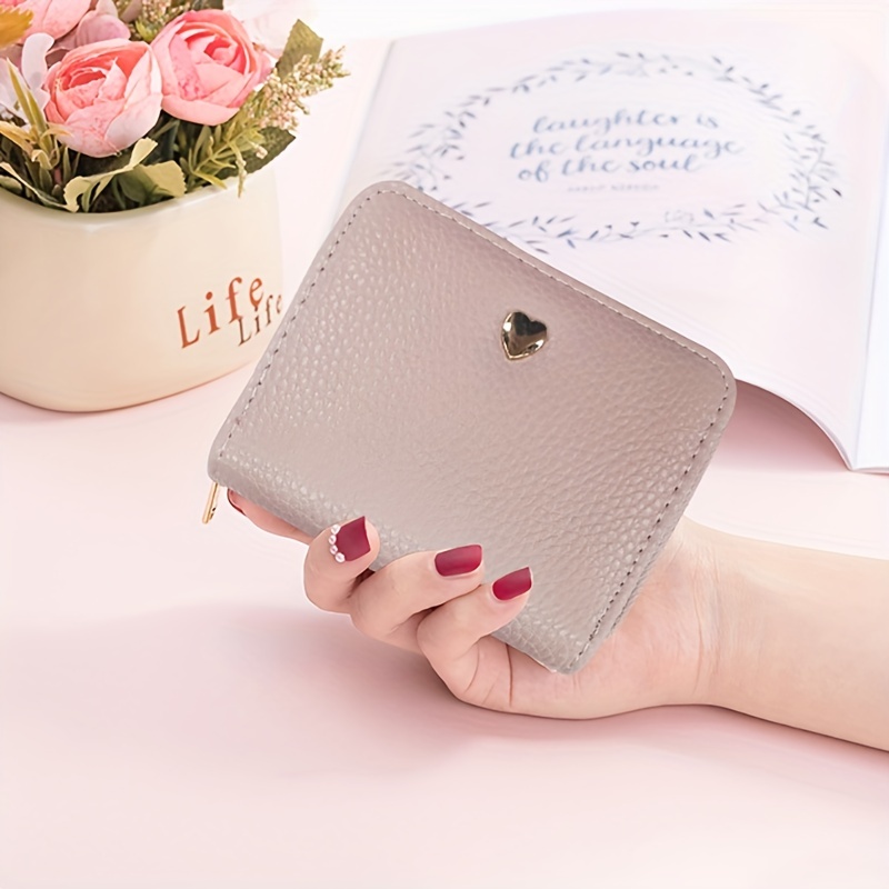 Fashion Women's Wallets Small Short Credit Card Holder PU Leather