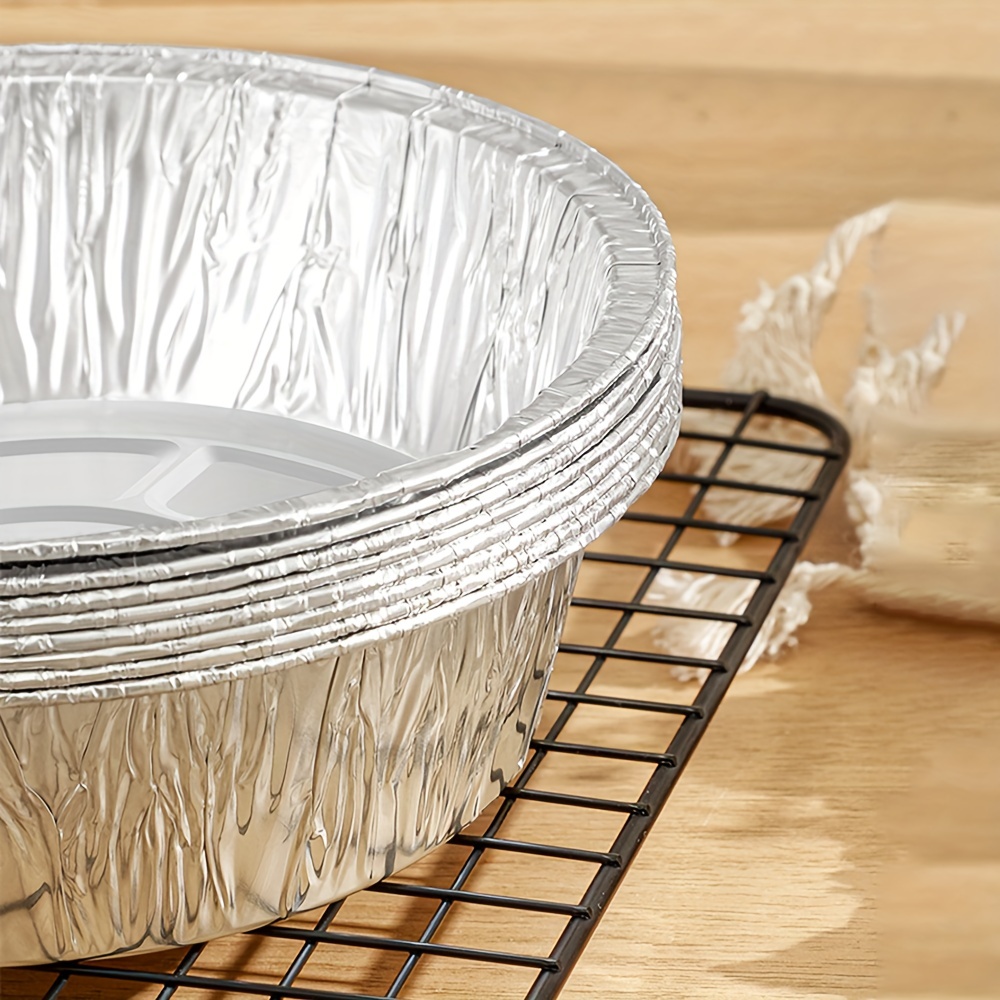 10pcs Paper Baking Pan Disposable Cake Pans Heat Resistance Paper Baking  Cake Pans