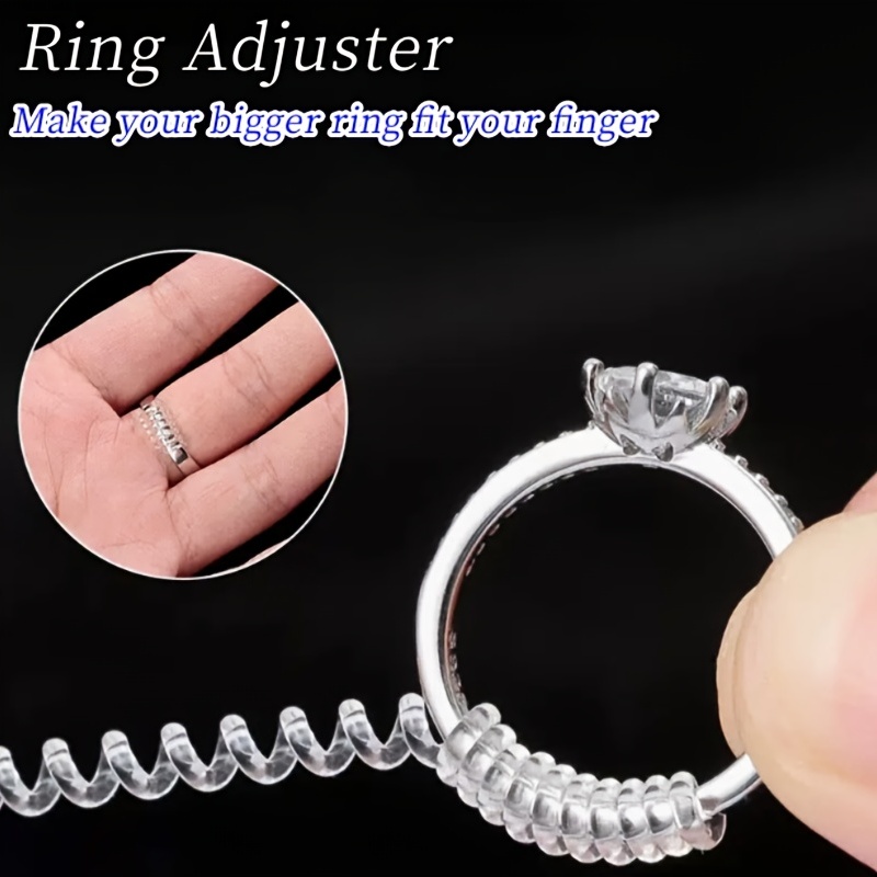 Invisible Ring Size Adjusting Rope 4 Different Sizes Elastic - Temu