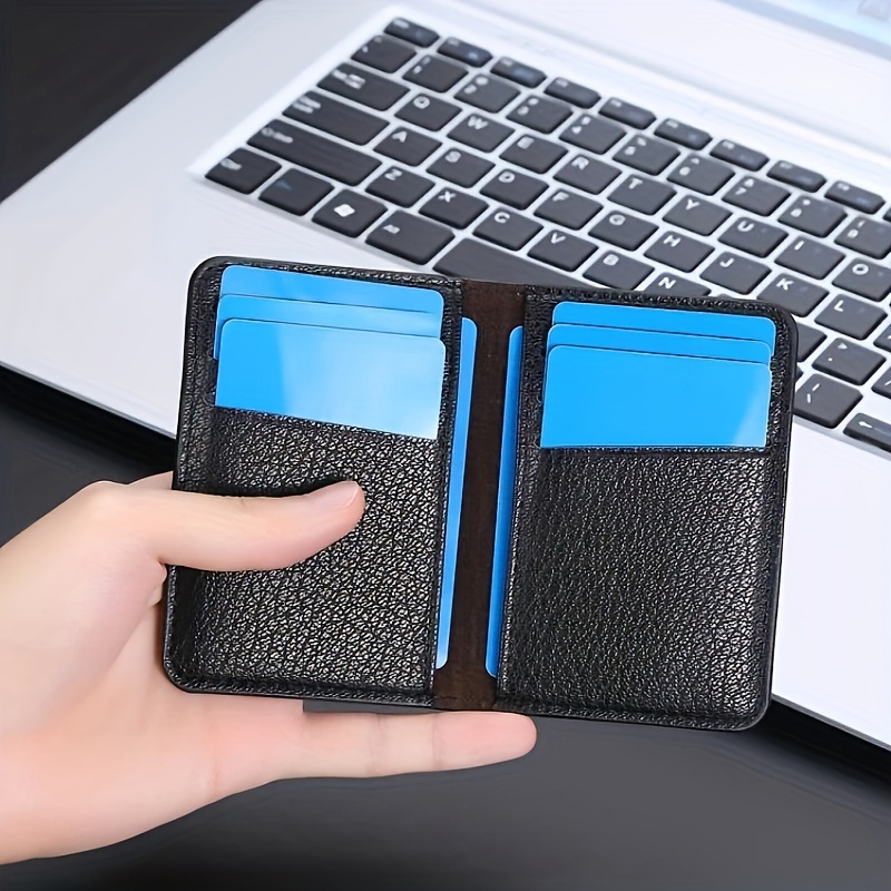 

1pc New Men's Card Holder, Multiple Card Slots Simple Thin Wallet