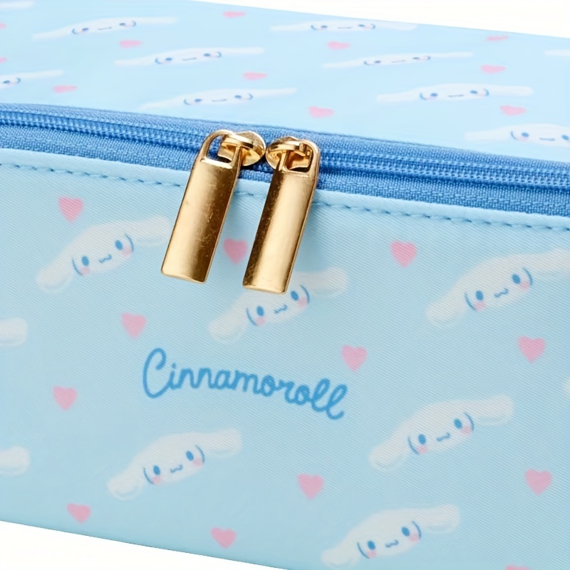 Sanrio Cinnamoroll Pencil Case Kawaii Portable High Capacity Three