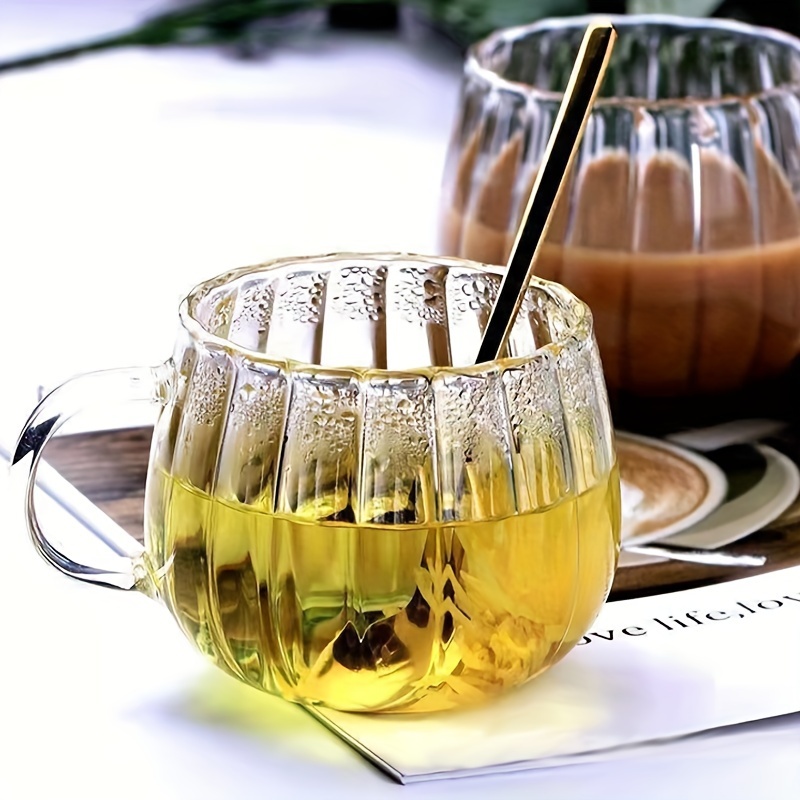 Tasse à café américaine en verre transparent, 6/4/2/1 pièces, gobelet à eau  pour boire du lait, de la bière, du thé et du jus