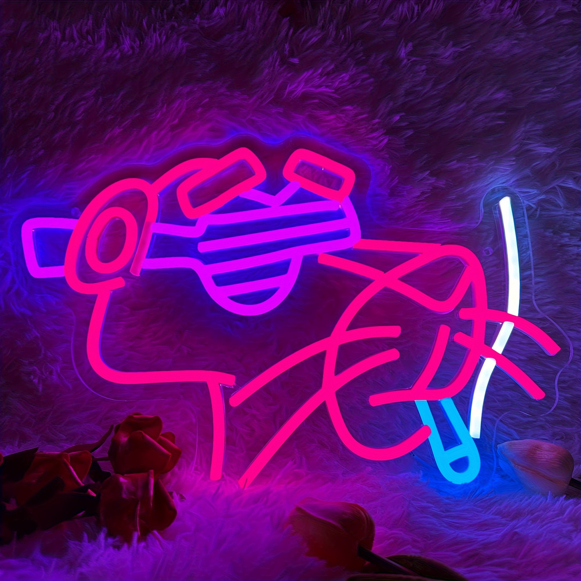 Anime Wolke Neonschild für Wanddekoration Coole LED Lichter 12x7
