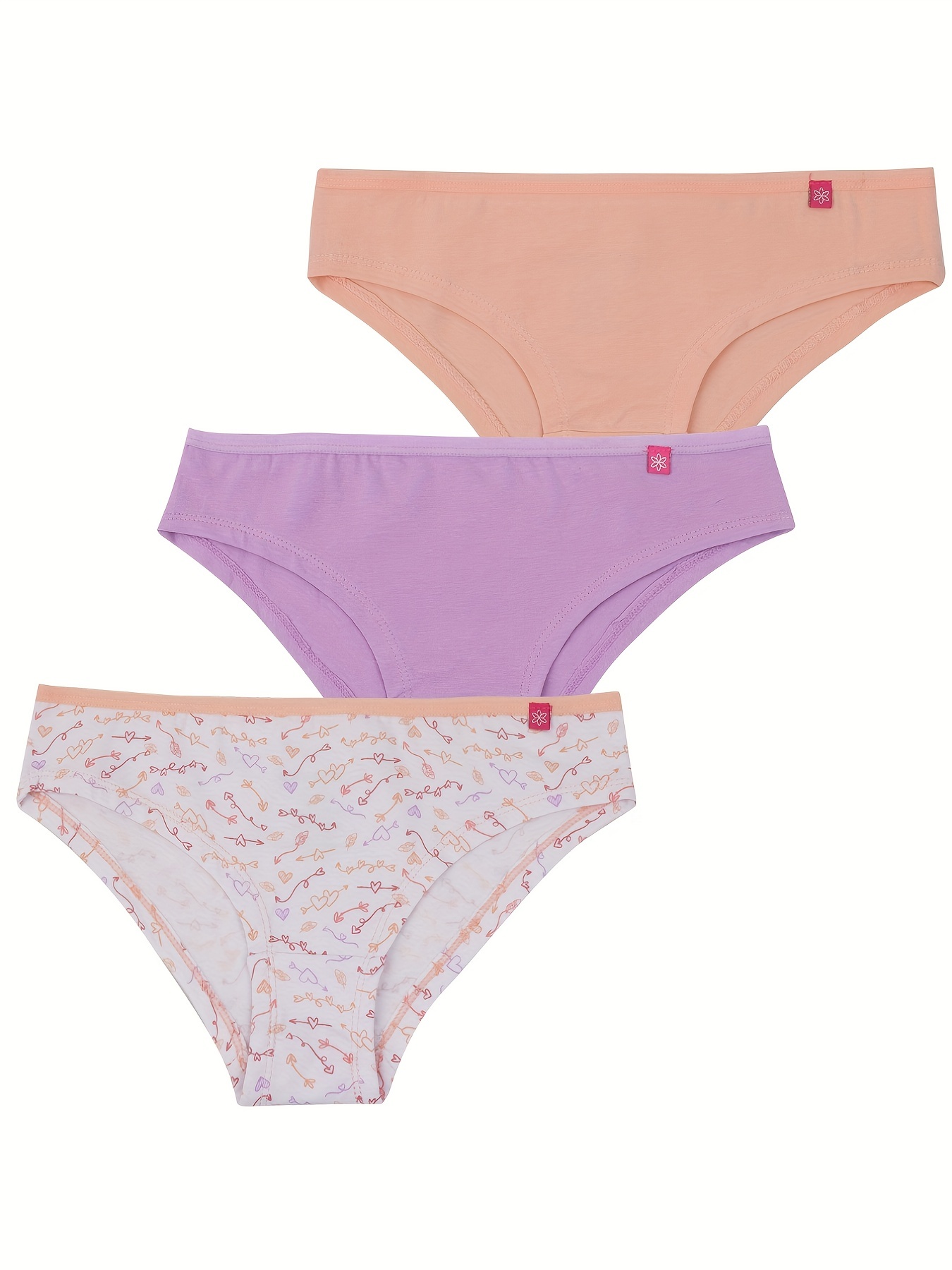 Kid Girls Cotton Panties Briefs Sweet Cute Girl Pattern - Temu