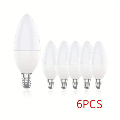 Ampoule LED Dimmable E14 Forme Bougie, 5W Équivalent À 40W, Blanc Froid  5000K