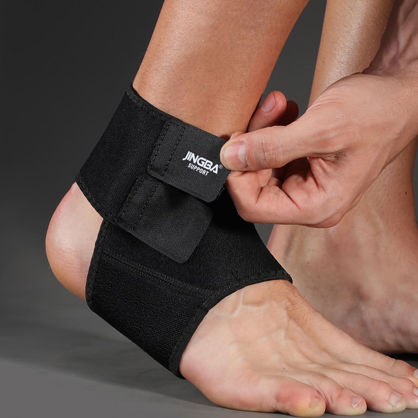 

1pc Adjustable Ankle Support Brace For Basketball Running