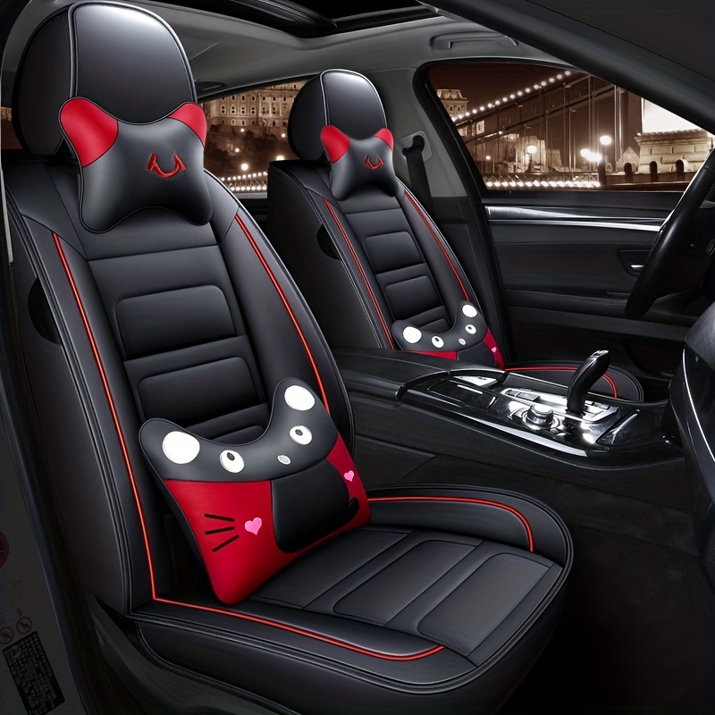 Upgrade Car's Comfort Style Universal Pu Leather Car Seat - Temu