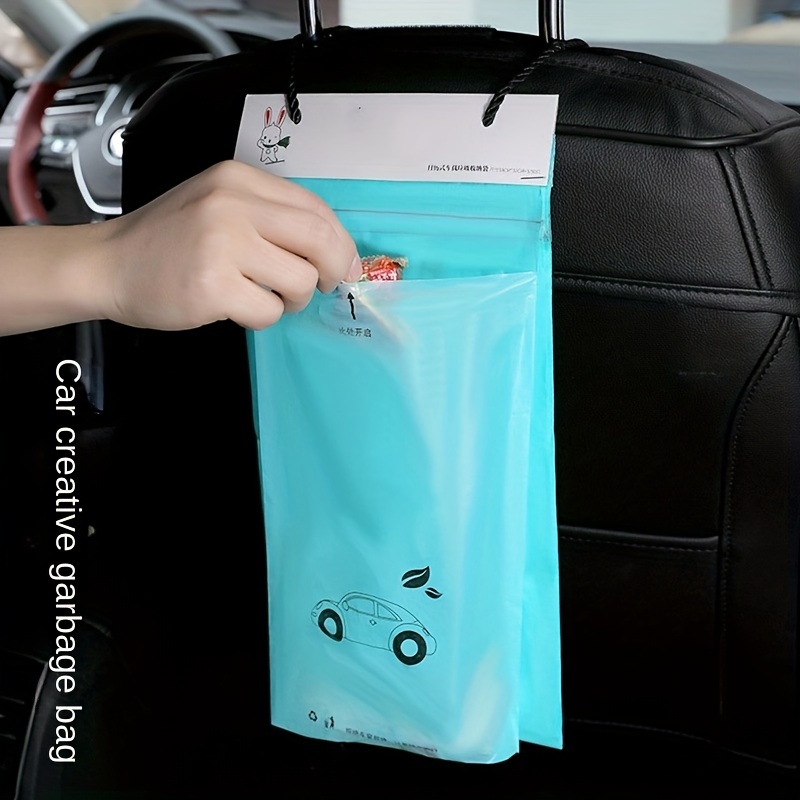 30pcs Self-adhesive Car Garbage Bag & Household Paste-on Mini