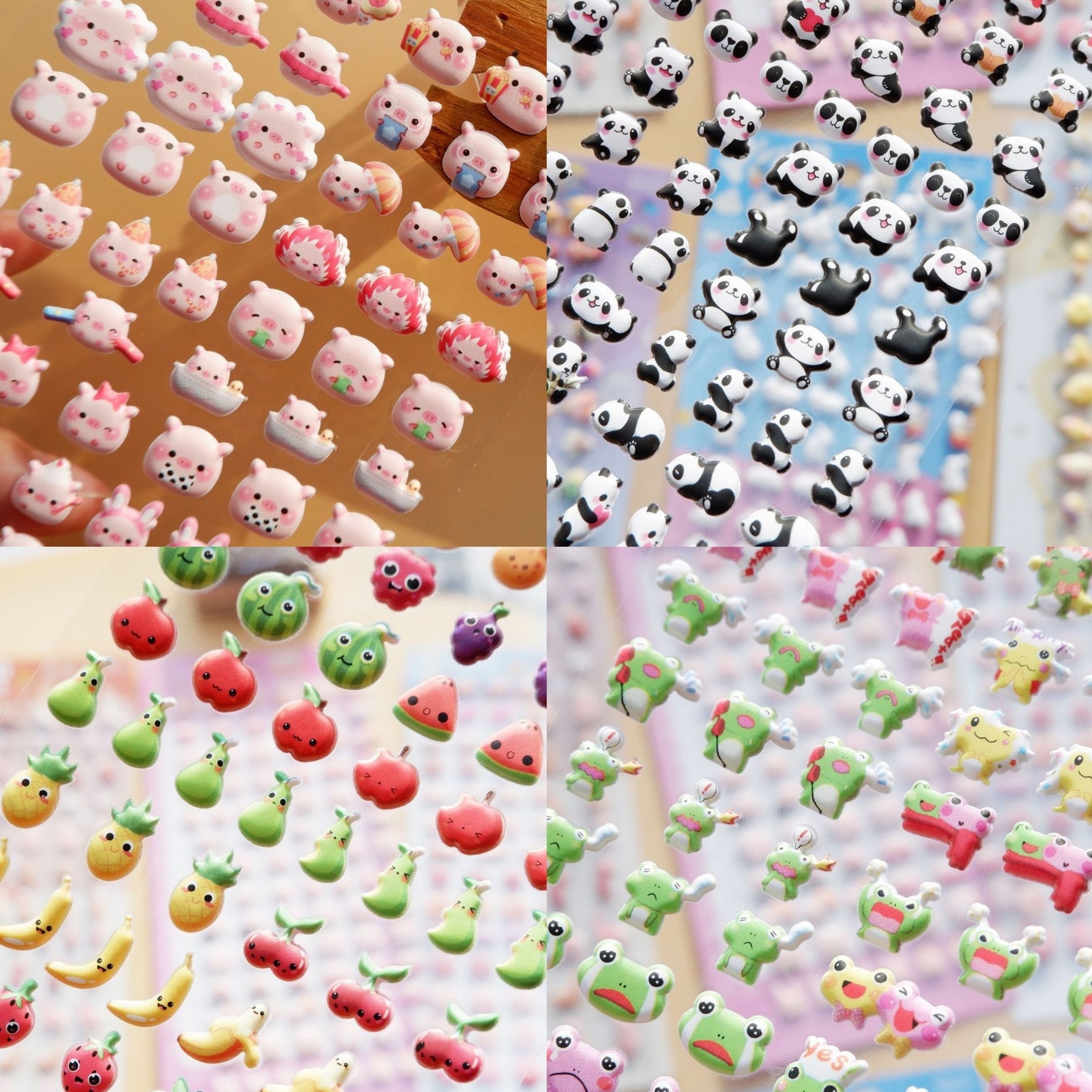 3d Stickers Puffy Stickers Variety Pack For Scrapbooking - Temu