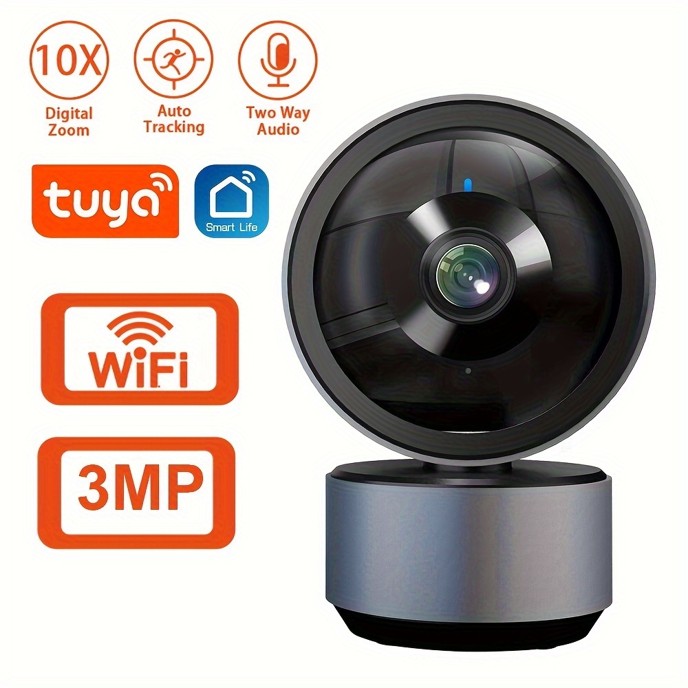 Mini caméra WiFi étanche Tuya 5.0MP compatible Alexa Google