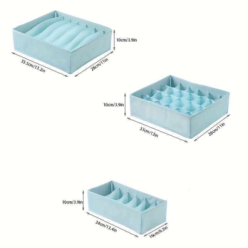 Transparent Partition Detachable Compartment Socks Storage Box Wardrobe  Drawer Finishing Storage Box Bra Organizer - Storage Boxes & Bins -  AliExpress