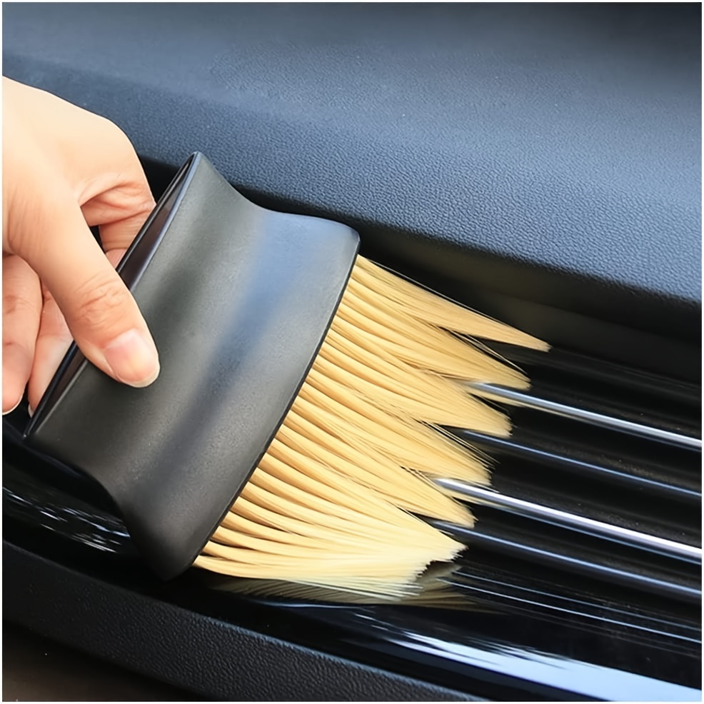 Auto Interior Dust Brush, Car Cleaning Brushes Duster, Soft Bristles  Detailing Brush Dusting Tool For Automotive Dashboard, Air Conditioner  Vents, Lea