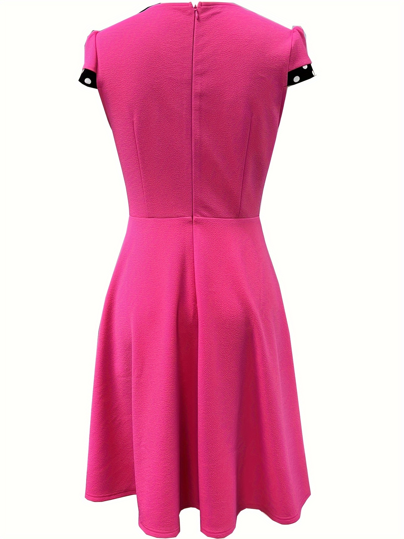 TOPSHOP Colorblock Dress in Pink
