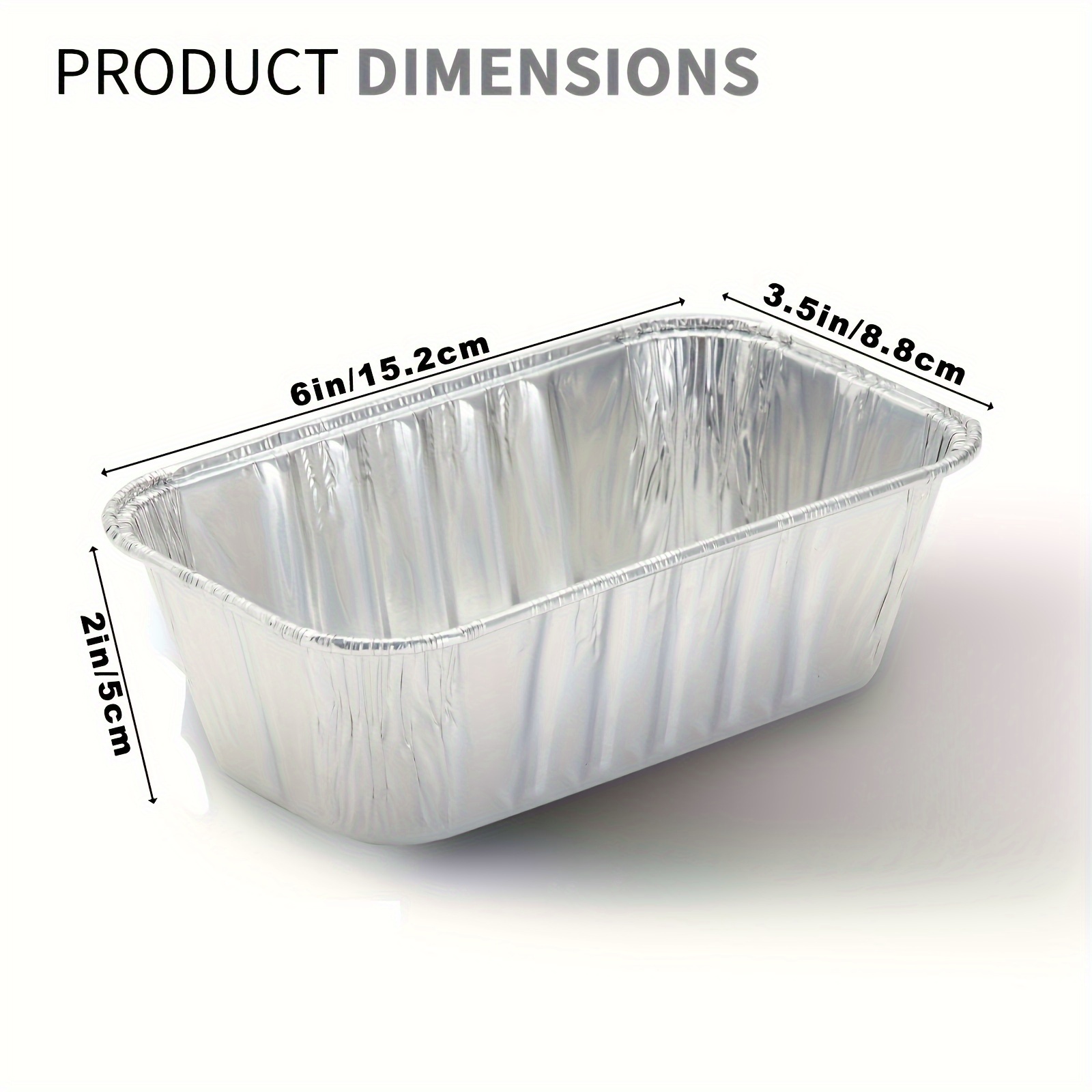 Mini Loaf Pans For Baking Bread, Disposable Aluminum Foil Pans, Small Bread  Tins, - Temu