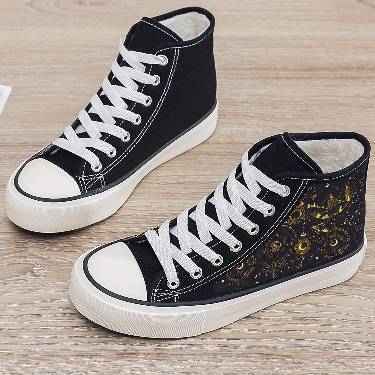 High neck hotsell canvas shoes