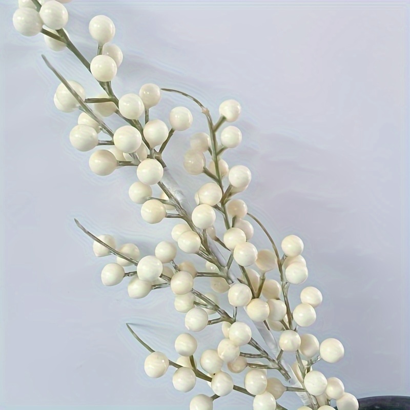 Artificial Holly Berries Branches For Christmas Tree Decor - Temu