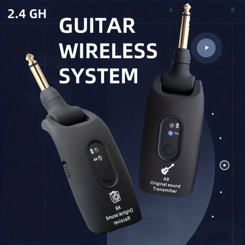 electric guitar wireless receiver 2 4ghz guitar wireless system pickup electroacoustic universal musical instrument accessories