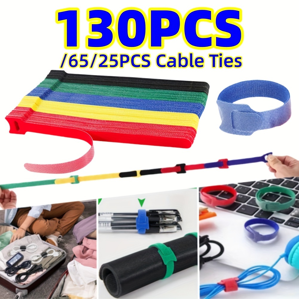 Cable Management Cable Ties Reusable Power Cord Organizer - Temu