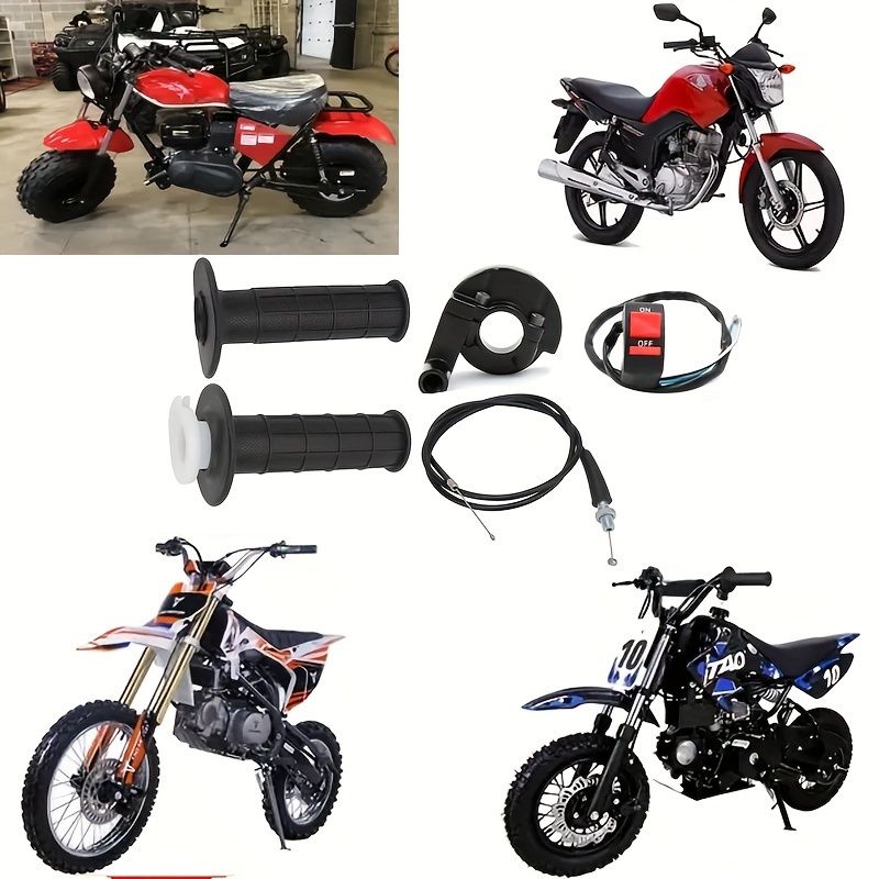 Accessoires Pour Dirt Bike ATV 50-250 CC, Couvercle De Siège De Carburant  Pivotant, Assemblage De Ligne De Valve, Poignées D'accélérateur Et Câble  Mb165 Mb200 196 Cc 200 Cc - Temu France