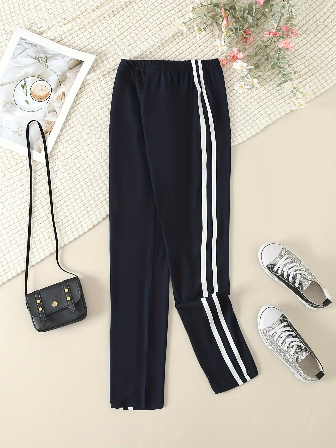 Baby High Waisted Stretch Jogger Pants