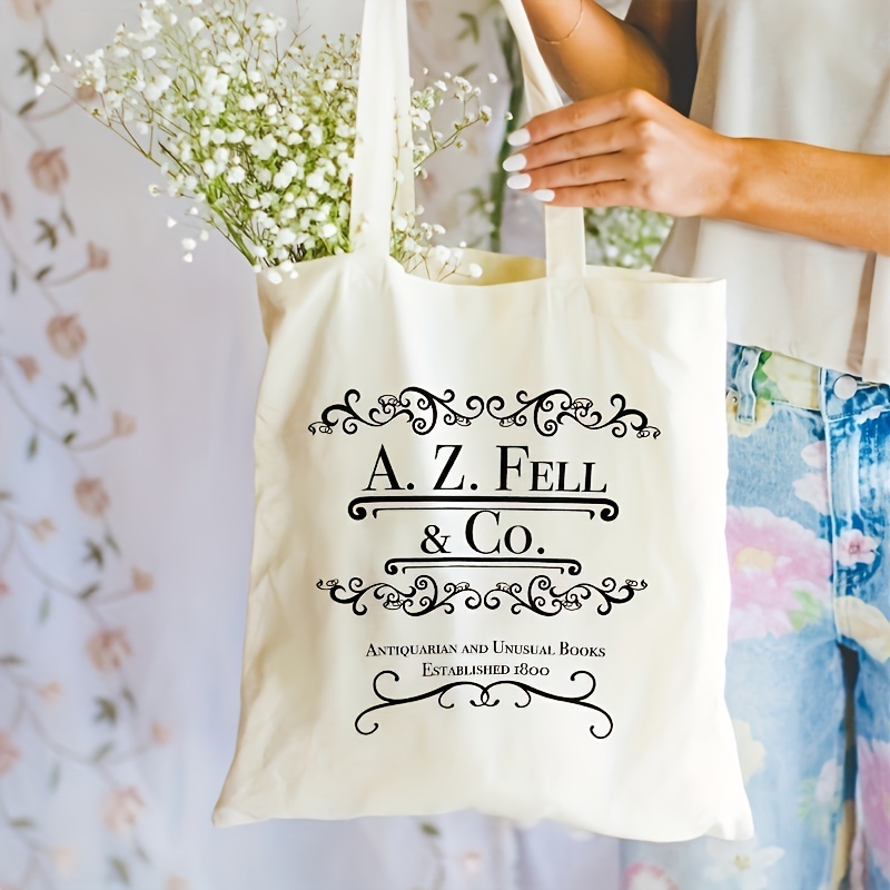 1pc Large Capacity Fashionable Tote Bag With Letter Printing, Suitable For  Women's Daily Use