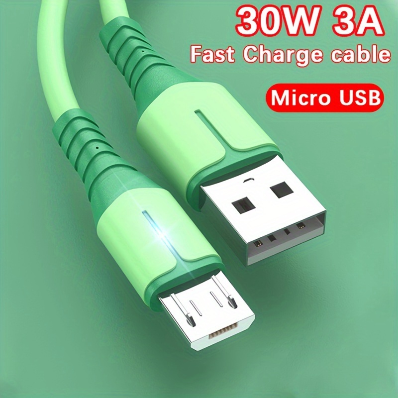 RAMPOW Câble USB C 2m USB 3.0, Câble USB Type C Charge Rapide 3A