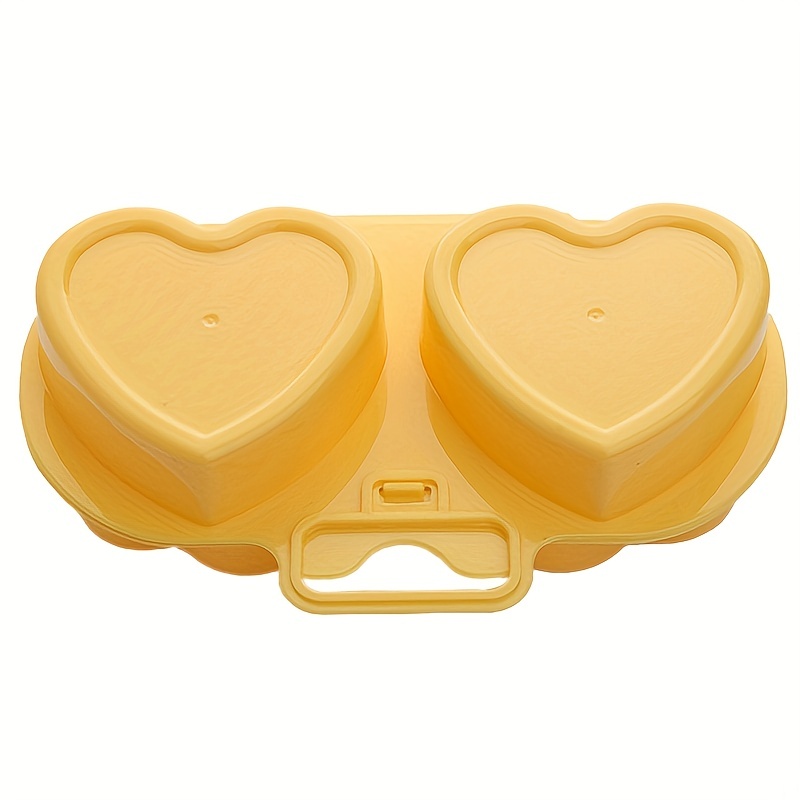 1pc Microwave Egg Cooker Heart Shaped Microwave Egg Poacher - Temu