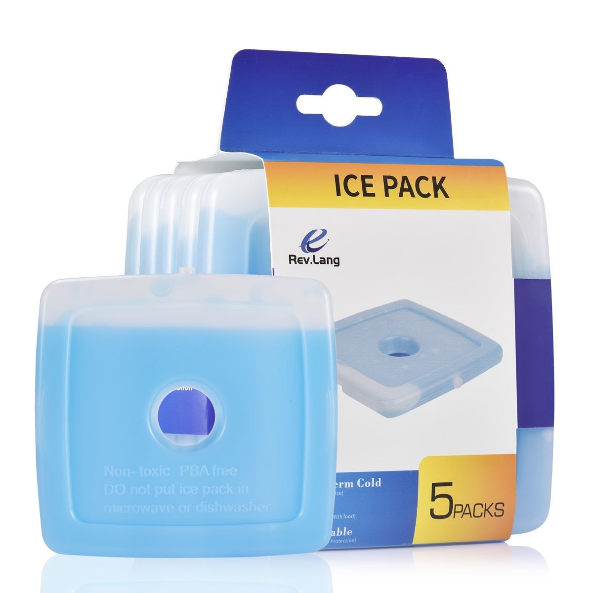 Ice Packs For Lunch Box Slim Long lasting Reusable Ice Packs - Temu