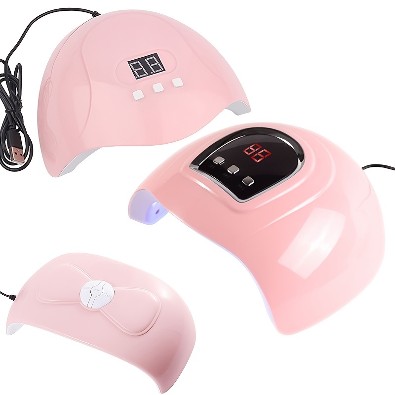 UV LED Nail Lamp 54W, Professional Nail Dryer Gel Polish Light, UV Light  with 3 Timer Setting, Curing Gel LED Dryer, Art Tools with Automatic  Sensor