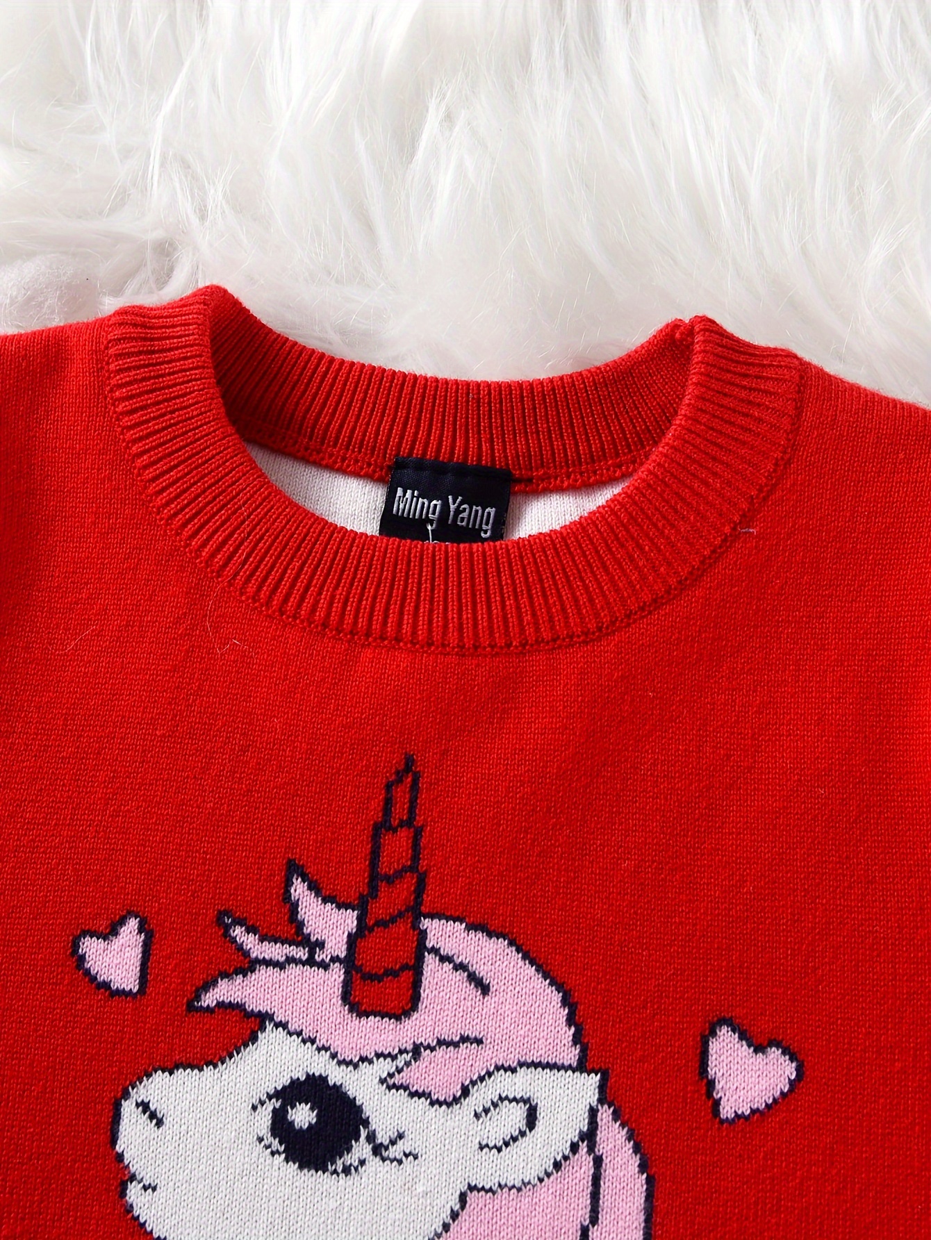 Little girl outlet unicorn sweater