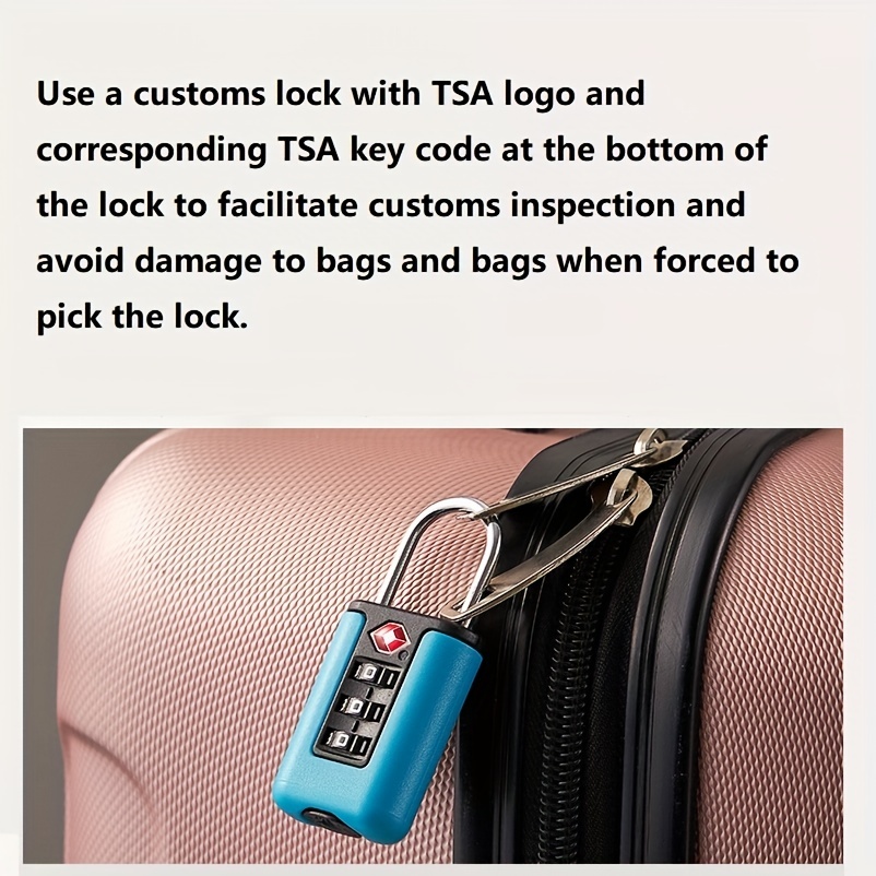 Cadenas TSA avec câble et code à 3 chiffres